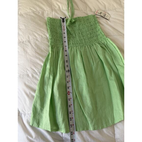 VTG Inc International Concepts Green Tube Tank Top Halter Boho Y2K NWT Sz 10 - Picture 5 of 5